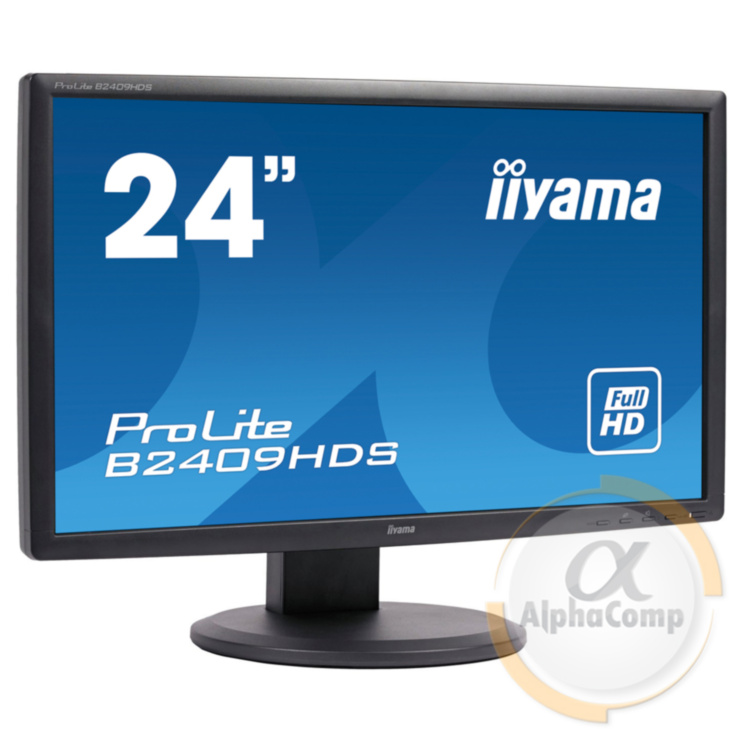 Монитор 24" Iiyama ProLite B2409HDS (TN/16:9/VGA/DVI/HDMI/FullHD) БУ