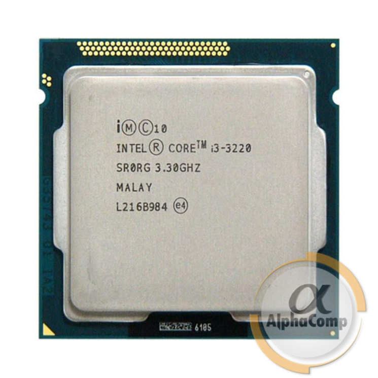 Процессор Intel Core i3 3220 (2×3.30GHz • 3Mb • 1155) БУ