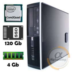 Компьютер HP 8000 (Core2Quad Q9300/4Gb/ssd 120Gb) desktop БУ