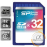 Карта памяти SD 32Gb SiliconPower SDHC (class 4) (SP032GBSDH004V10)