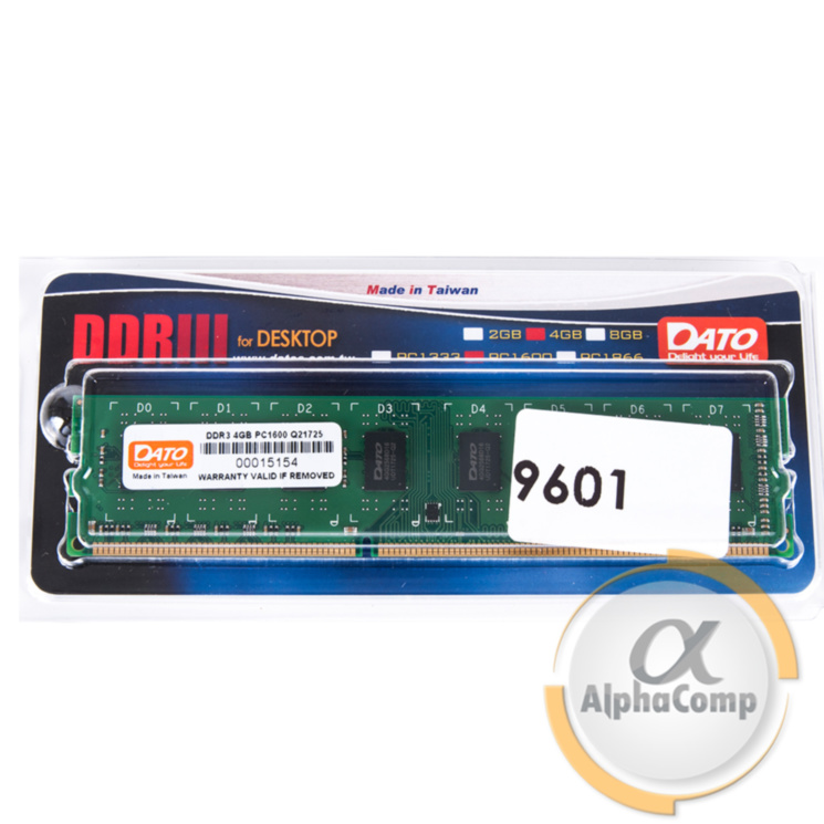 Модуль памяти DDR3 4Gb Dato (Q21725) 1600