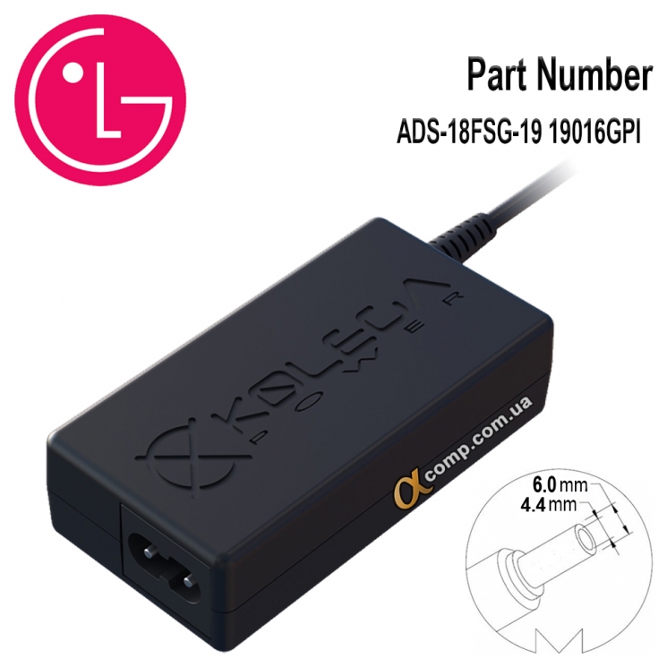 Блок питания монитора LG ADS-18FSG-19 19016GPI