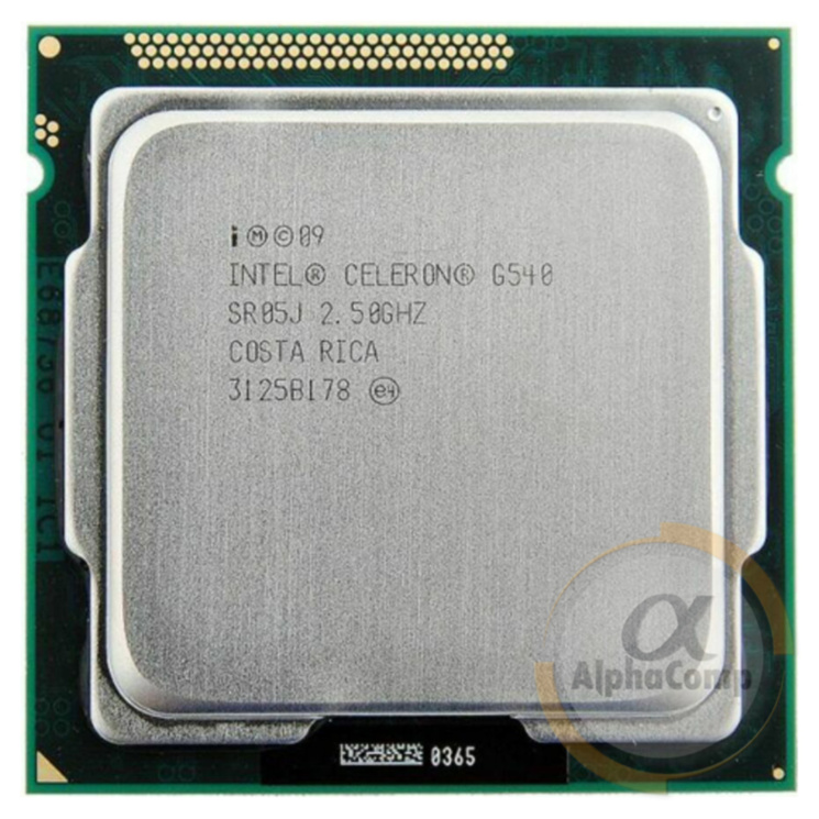 Процессор Intel Celeron G540 (2×2.50GHz/2Mb/s1155/Gen2) БУ