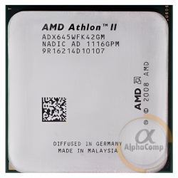 Процессор AMD Athlon II X4 645 (4×3.10GHz • 2Mb • AM3) БУ