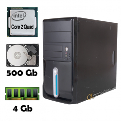AlphaPC (Core2Quad Q8200 • DDR2 4Gb • 500Gb) R0-T001