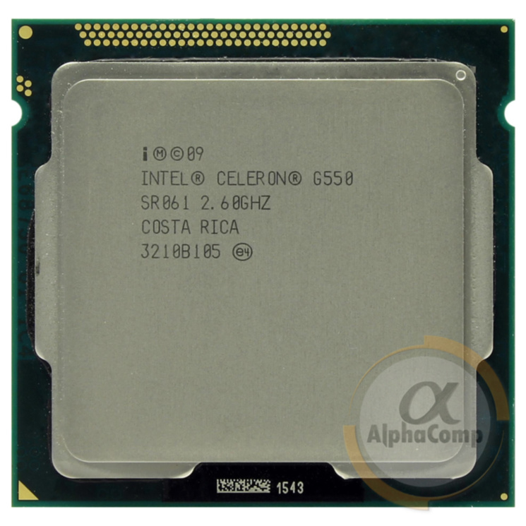 Процессор Intel Celeron G550 (2×2.60GHz/2Mb/s1155/Gen2) БУ