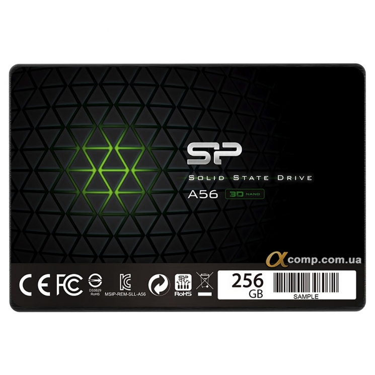 Накопичувач SSD 2.5" 256GB SiliconPower A56 SP256GBSS3A56B25