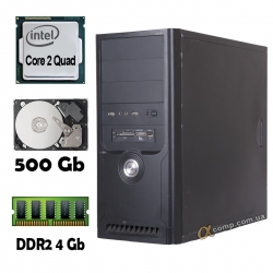 AlphaPC (Core2Quad Q9300 • DDR2 4Gb • 500Gb) R0-T001