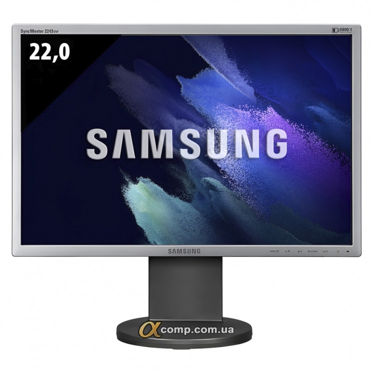 Монітор 22" Samsung 2243BW (TN • 16:10 • VGA • DVI) БВ