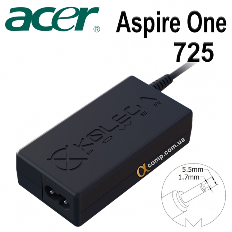 Блок питания ноутбука Acer Aspire One 725