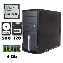 AlphaPC (Core2Quad Q8200 • 4Gb • 500Gb • ssd 120Gb) R0-T001