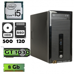 HP 400 G1 (i5 4430 • GT1030 • 8Gb • 500Gb • ssd 120Gb) MT