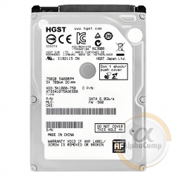 Жесткий диск 2.5" 750Gb Hitachi HTS541075A9E680 (8Mb • 5400 • SATA3) БУ