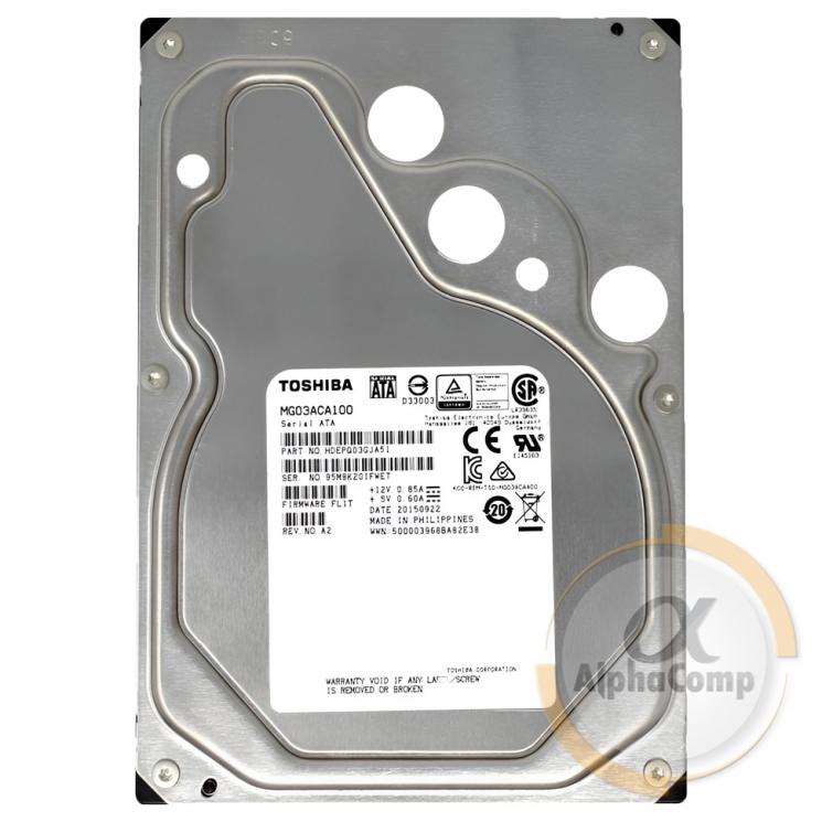 Жорсткий диск 3.5" 1Tb Toshiba MG03ACA100 (64Mb • 7200 • SATA3) БВ