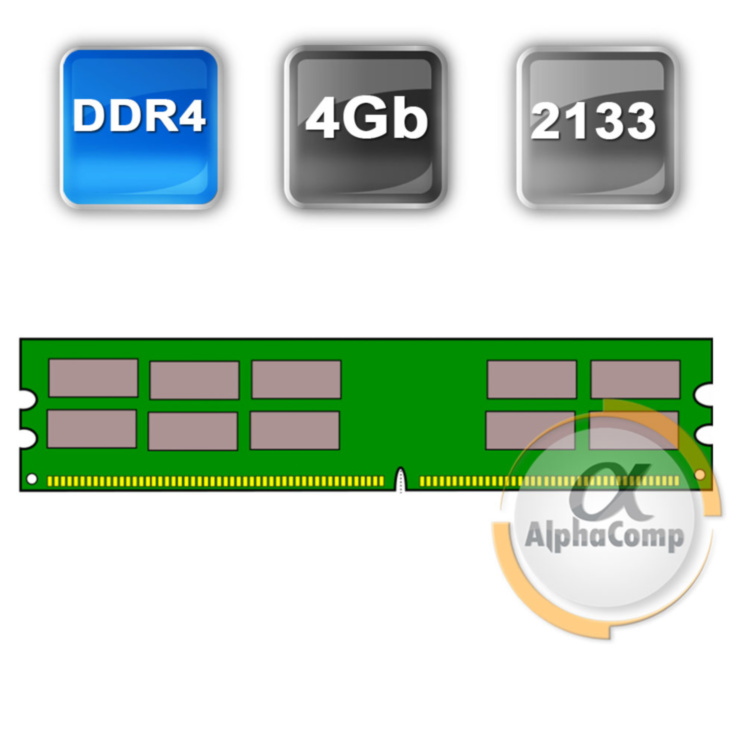 Модуль памяти DDR4 4Gb Patriot (PSD44G213341) 2133