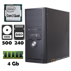 AlphaPC (Core2Quad Q9300 • 4Gb • 500Gb • ssd 240Gb) R0-T001