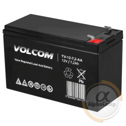 Аккумуляторная батарея 7.2Ah 12v VOLCOM AGM (TV-12-7.2-AA)