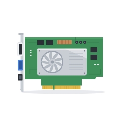 Видеокарта HP Radeon R5 M435 (2Gb • GDDR5 • 64bit • без видеопортов) 860619-001 БУ