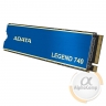 Накопичувач SSD M.2 250gb ADATA Legend 740 (ALEG-740-250GCS) БВ