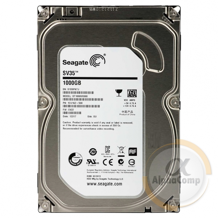 Жорсткий диск 3.5" 1Tb Seagate ST1000VX000 (64Mb • 7200 • SATAIIl) БВ