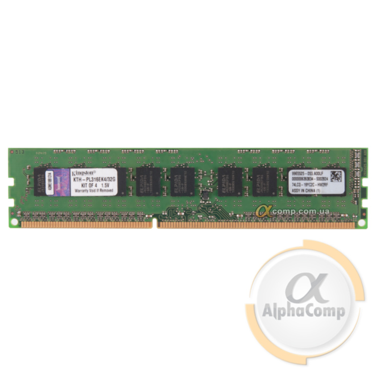 Модуль памяти DDR3 8Gb ECC Kingston (KTH-PL316EK4/32G) 1600 БУ