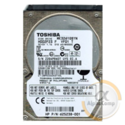 Жесткий диск 2.5" 320Gb Toshiba MK3261GSYN (16Mb • 7200 • SATAII) БУ