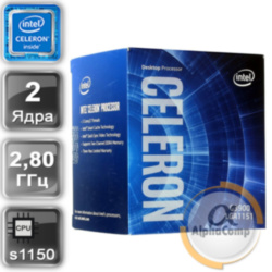 Процессор Intel Celeron G3900 (2×2.80GHz/2Mb/s1151) BOX