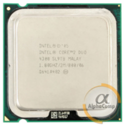 Процессор Intel Core2Duo E4300 (2×1.80GHz/2Mb/s775) БУ