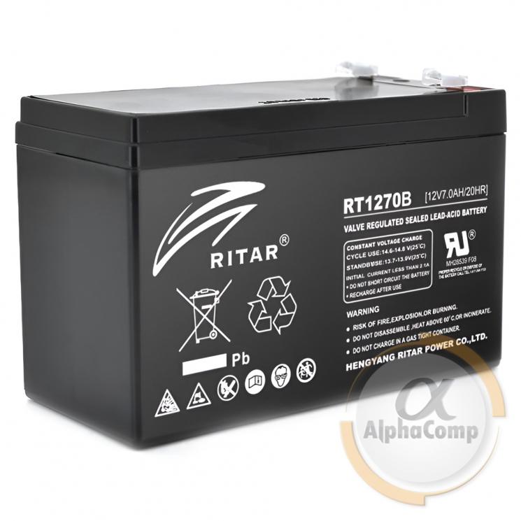 Акумуляторна батарея RITAR RT1270B 7Ah 12V
