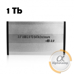 Внешний HDD 2.5" Maiwo 1Tb USB 2.0 silver Ref