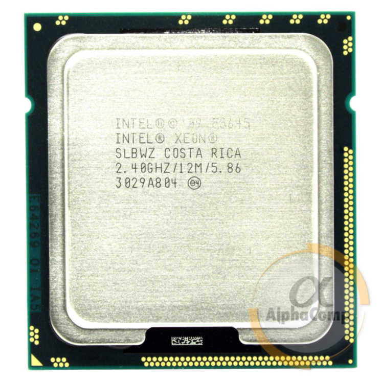 Процессор Intel Xeon E5645 (6×2.40GHz/12Mb/s1366) БУ