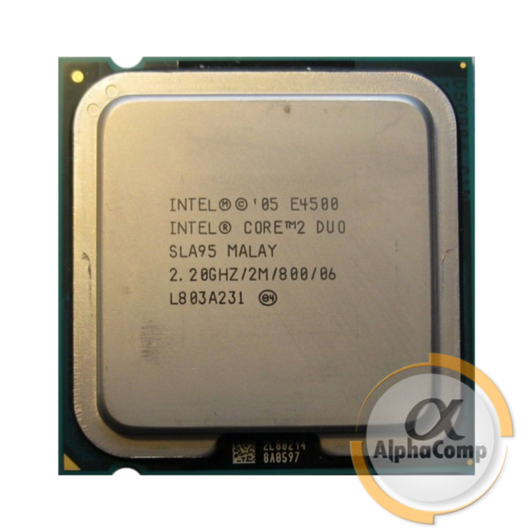 Процессор Intel Core2Duo E4500 (2×2.20GHz/2Mb/s775) БУ