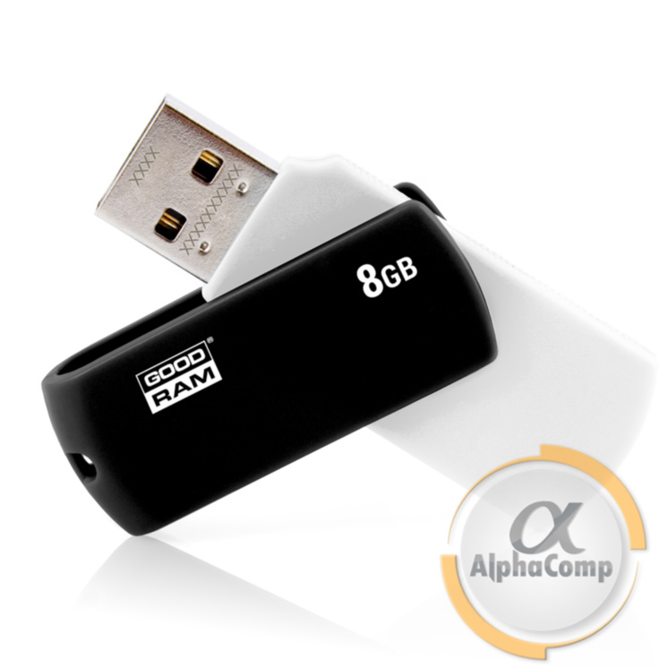 USB Flash 8GB Goodram UCO2 Colour Mix (UCO2-0080KWR11) Black/White