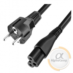 Кабель живлення 220V для БЖ ноутбуків (3pin) 1.5м
