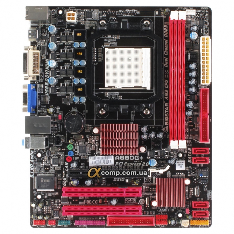 Biostar A880G AM3 AMD 880 2xDDR3