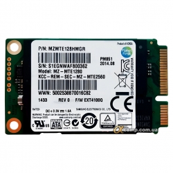 Накопитель SSD mSATA 128Gb Samsung PM851 (530 • 140 • SATA3) БУ