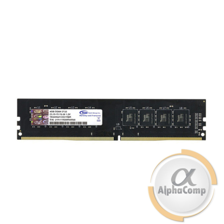 Модуль памяти DDR4 4Gb Team (TED44G2133C15BK) 2133