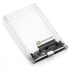 Карман HDD•SSD 2.5" USB 3.0 Dynamode (MicroB прозрачный)