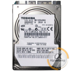 Жесткий диск 2.5" 100Gb Toshiba MK1032GSX (16Mb/5400/SATAII) БУ