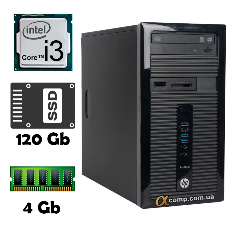 HP 490 G1 (i3-4130 • 4Gb • ssd 120Gb) MT