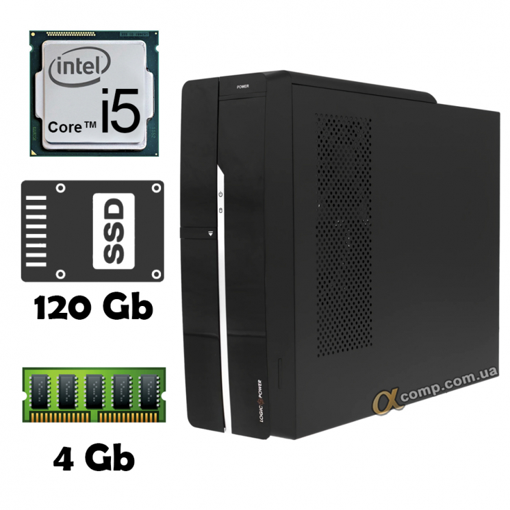AlphaPC (i5 3330 • 4Gb • ssd 120Gb) R3-S104