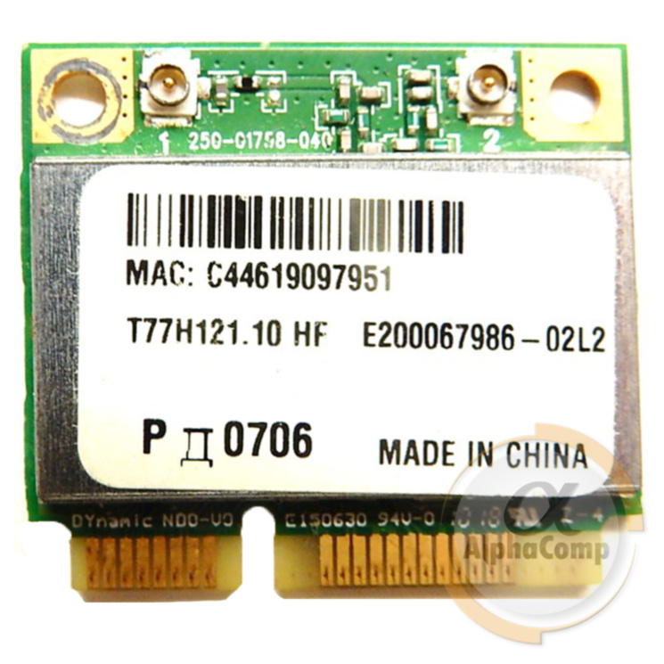 Адаптер mini PCI-e WiFi Atheros AR5B95 802.11 b/g/n 150 Mbit/s БУ