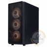Корпус 1stPlayer FD3-M-BK-4F7 Black без БЖ