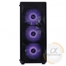 Корпус 1stPlayer FD3-M-BK-4F7 Black без БЖ