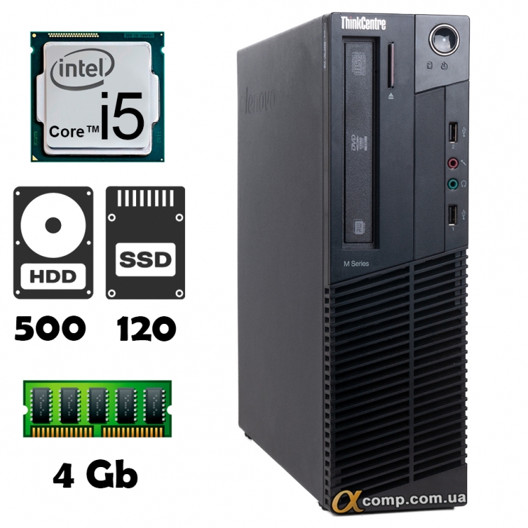 Lenovo ThinkCentre M82 (i5 3330 • 4Gb • 500Gb • ssd 120Gb) dt