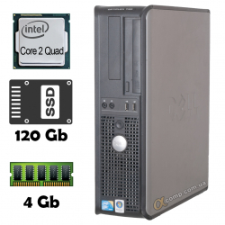Dell 780 (Core2Quad Q8200 • 4Gb • ssd 120Gb) desktop