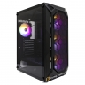 Корпус 1stPlayer X6-BK-4F1 Black без БЖ