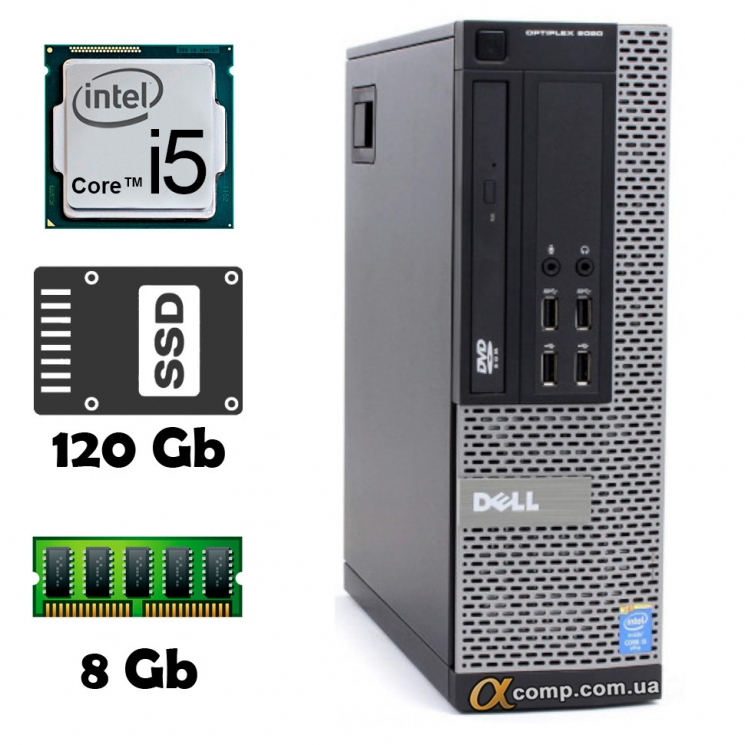 Компьютер Dell OptiPlex 9020 SFF (i5 4430 • 8Gb • ssd 120Gb) БУ