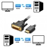 Кабель HDMI - DVI 1.5m