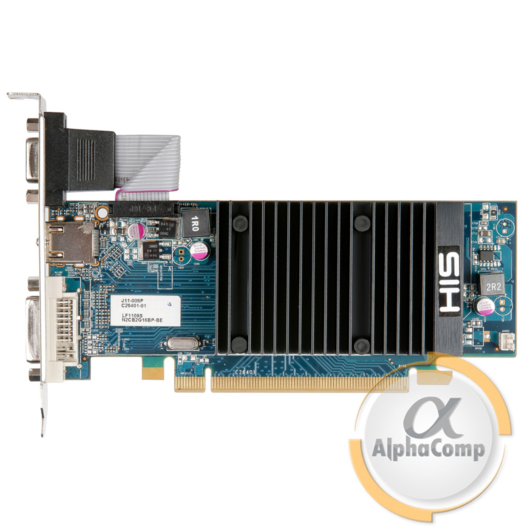 Видеокарта PCI-E ATI HIS HD6450 (1Gb/DDR3/64bit/VGA/DVI/HDMI) БУ